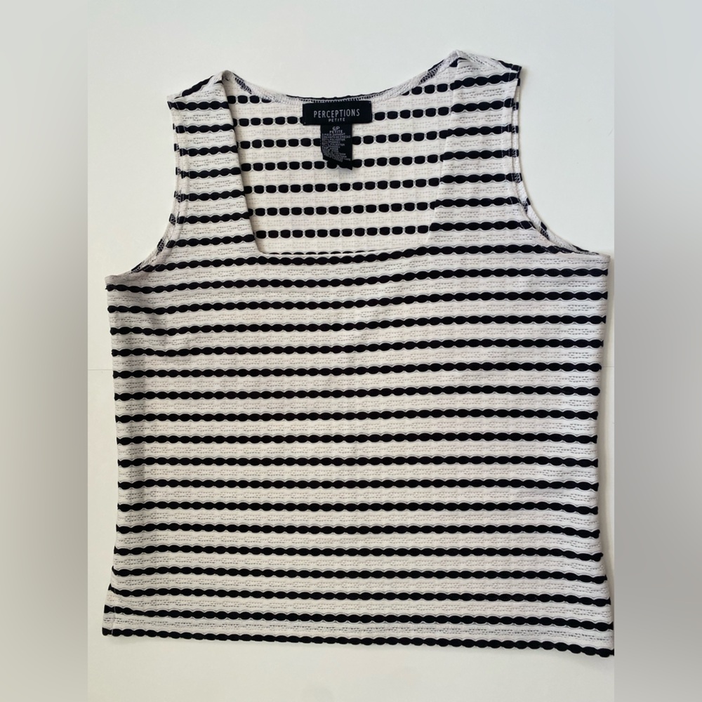 black and white vintage tank